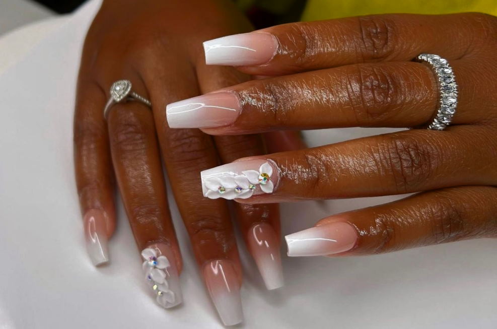 Most Beautiful Ombré Wedding Nail Ideas