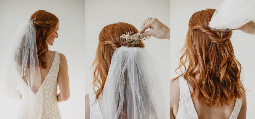 Wedding Hairstyles With Veil That Will Make You Look Like a Princess